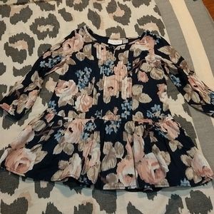 Soft floral dress girls 3t